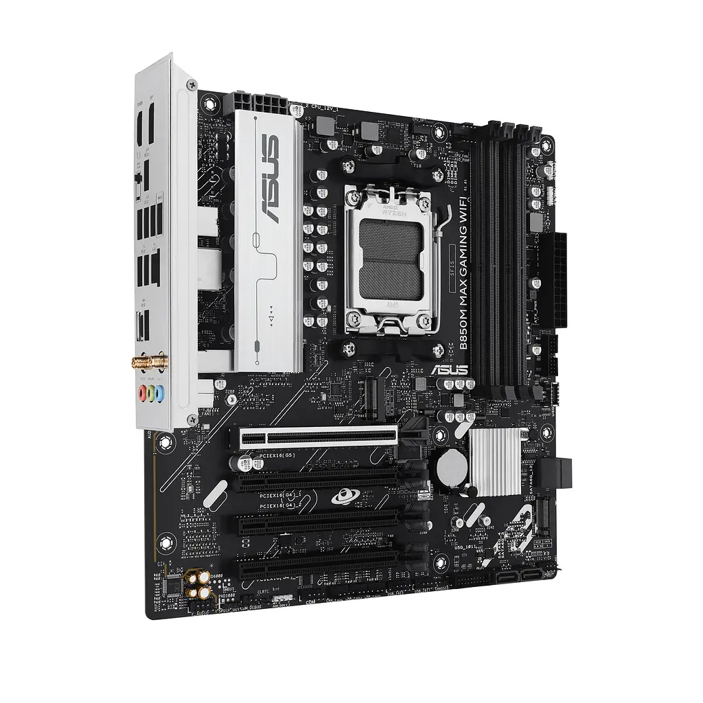 Материнcька плата B850M MAX GAMING WIFI sAM5 B850 4xDDR5 M.2 HDMI DP Wi-Fi BT mATX Asus teh0019081 - фото 6
