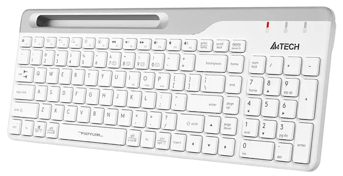 Клавіатура бездротова A4Tech Fstyler FBK25 White - фото 2