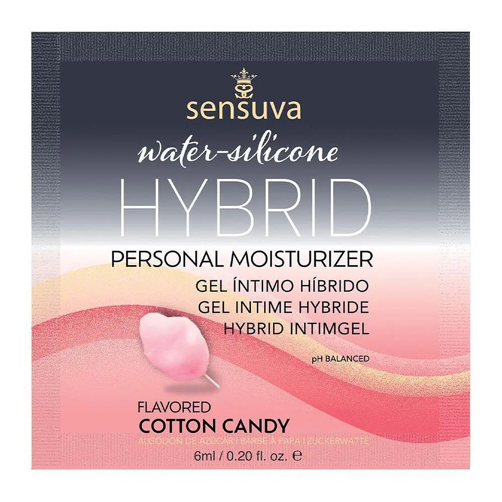 Пробник Sensuva - Hybrid Formula Cotton Candy - лубриканта, 6 мл