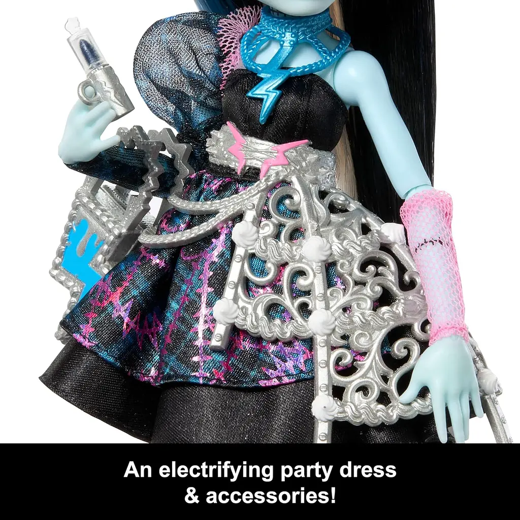 Лялька Монстер Хай Френкі Штейн Страх який солодкий день народження Monster High Frankie Stein JBG75 Mattel JBG75 - фото 4