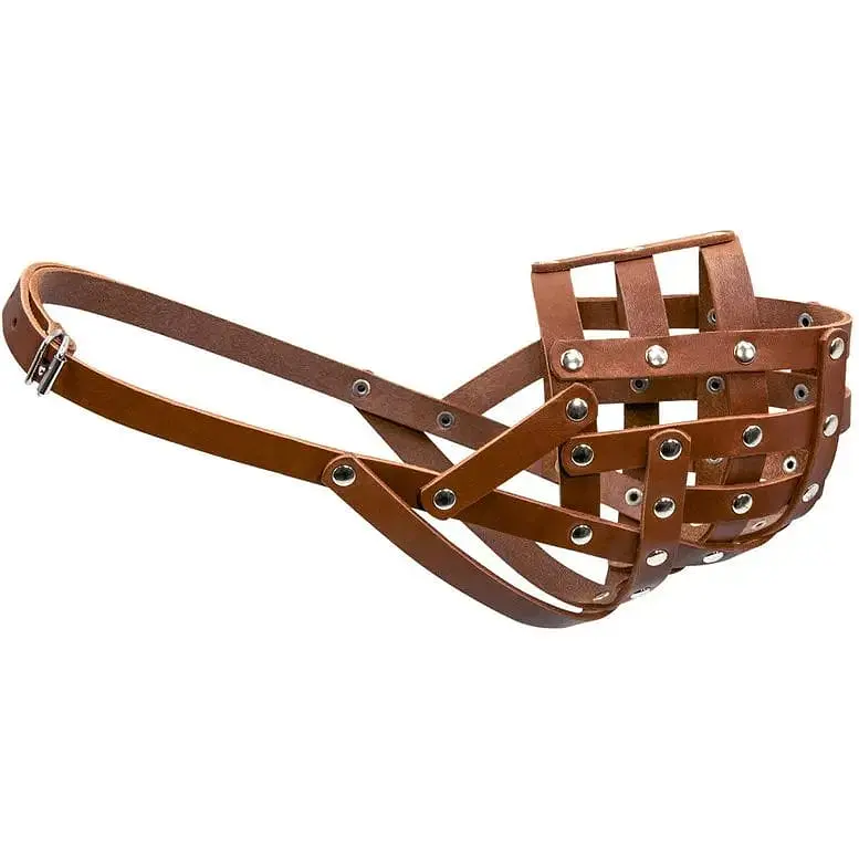Намордник Collar мягкий №4, 36 см коричневый (6316) - фото 2