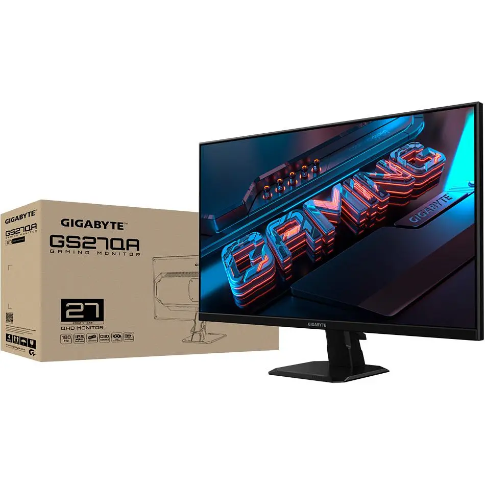 Монітор Gigabyte 27` GS27QA Gaming Monitor [130225] - фото 9