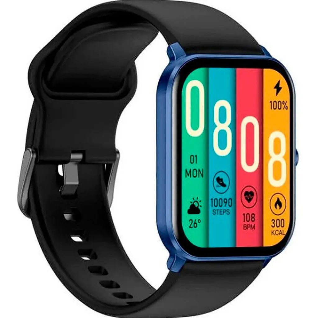 Умные часы Xiaomi Kieslect Smart Calling Watch KS Mini синие - фото 3