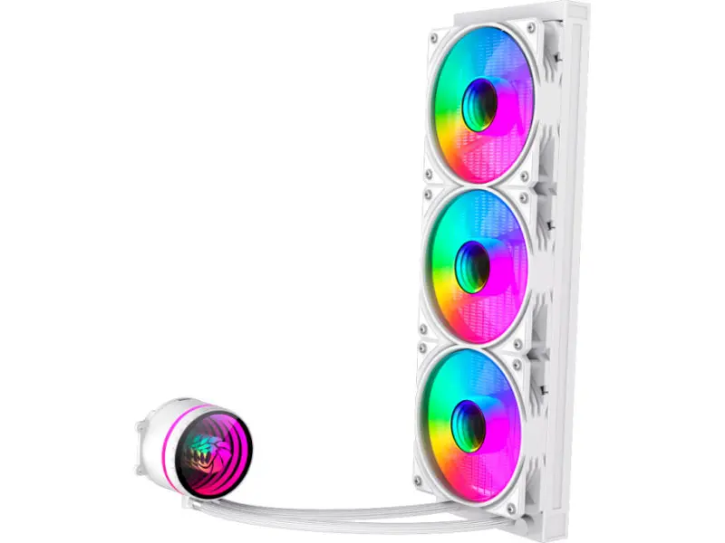 Водяне охолодження Gamemax IceBurg 360 Infinity White - фото 3