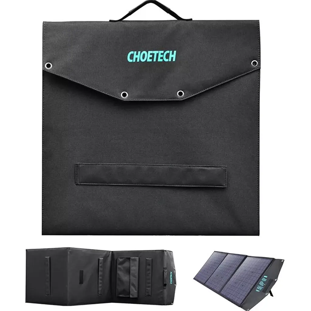 Портативная солнечная панель Choetech Foldable Solar Charger SC008 120W [104734] - фото 5