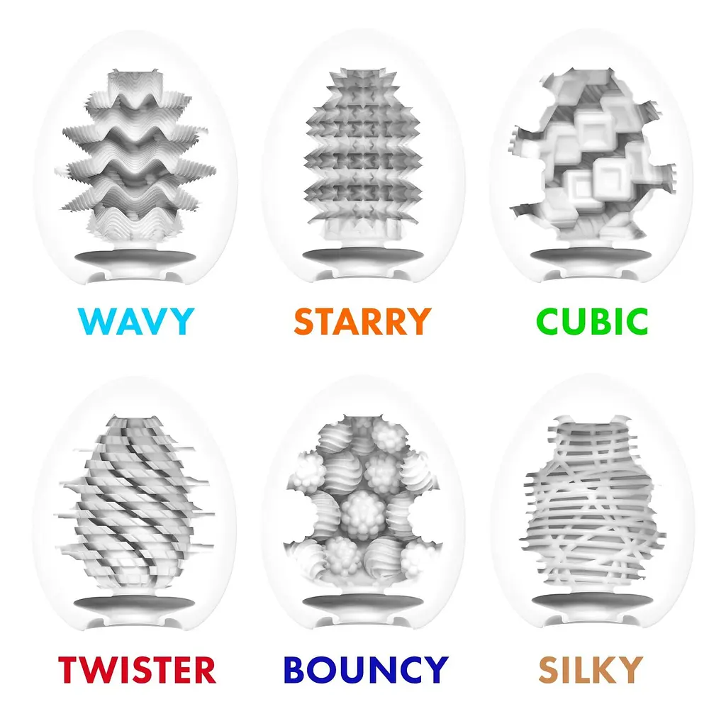 Мастурбатор-яйце Tenga Standard Egg Cubic - фото 7