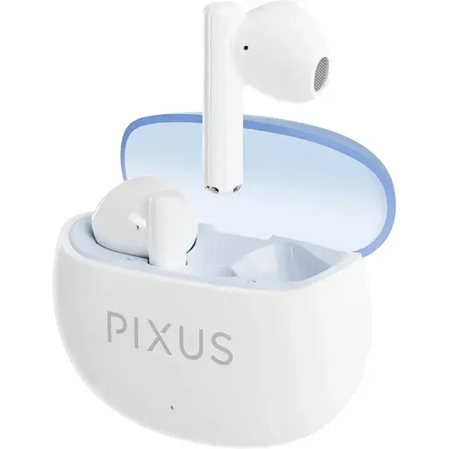 Наушники TWS Pixus Space White UA - фото 2