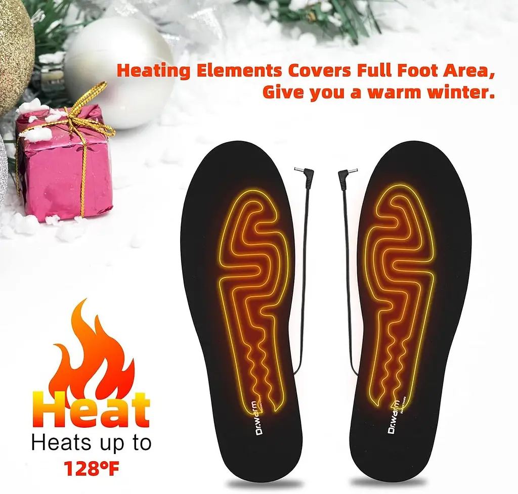Dr.warm Electric Power USB Тепловые стельки для мужчин и женщин, зимние охотничьи ботинки, обувь, теннис, рыбалка - фото 3