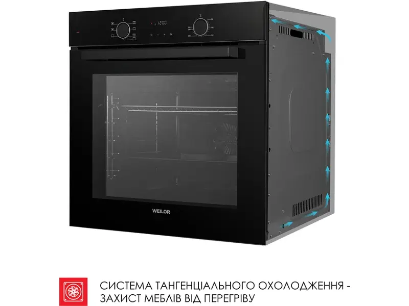 Духовка електрична WEILOR FDO6F71BK - фото 9