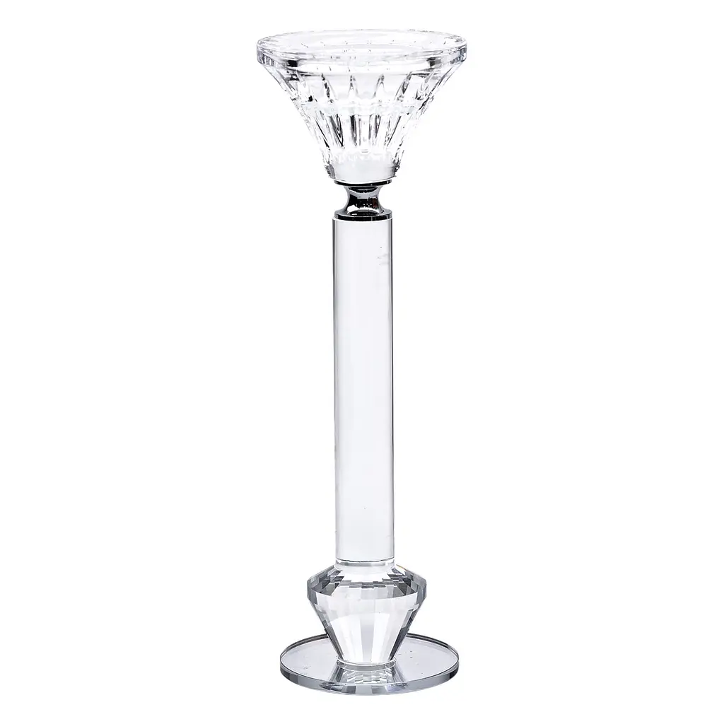Підсвічник скляний Crystal lotus декоративний 21.3 см Yiwu HP-4-12L - фото 2