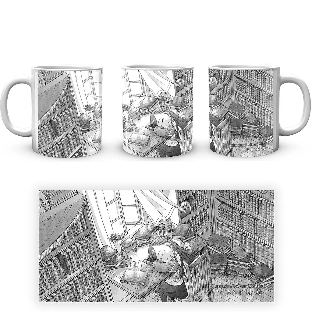 Кухоль GeekLand Ascendance of a Bookworm Влада книжкового хробака Майн HNG.02.04 330 мл білий - фото 4