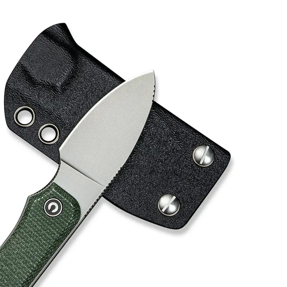 Ніж Civivi Baby Banter Fixed Blade, Green Micarta, Satin (C23045-2) - фото 5
