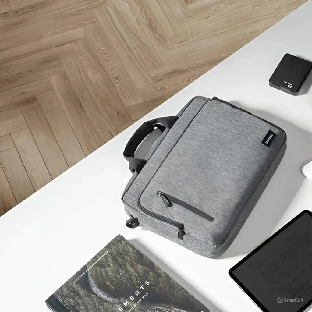 Сумка для ноутбука Tomtoc Navigator-A43 Laptop Briefcase Grey 15.6 Inch A43E1G3 - фото 2