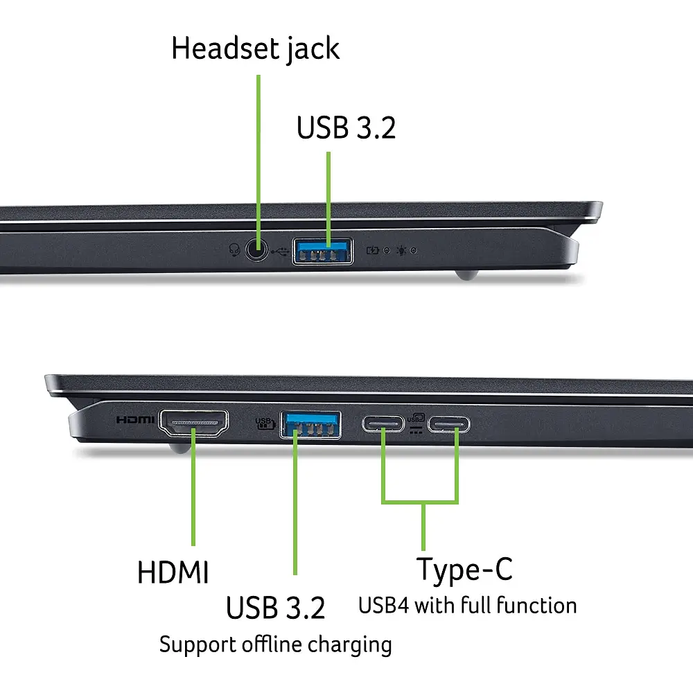 Ноутбук ACER Swift Go 16 AI OLED SFG16-61-R418, AMD Ryzen AI 7 350 до 5GHz, 16" WUXGA+, 32GB, SSD 1TB, AMD Radeon 860M, Windows 11 Home - фото 12