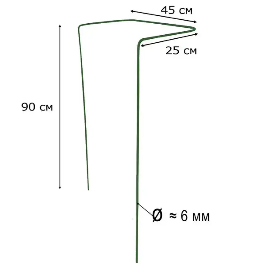 Підтримка для рослин Elsa Півколо-90 (pivkolo-90) - фото 2