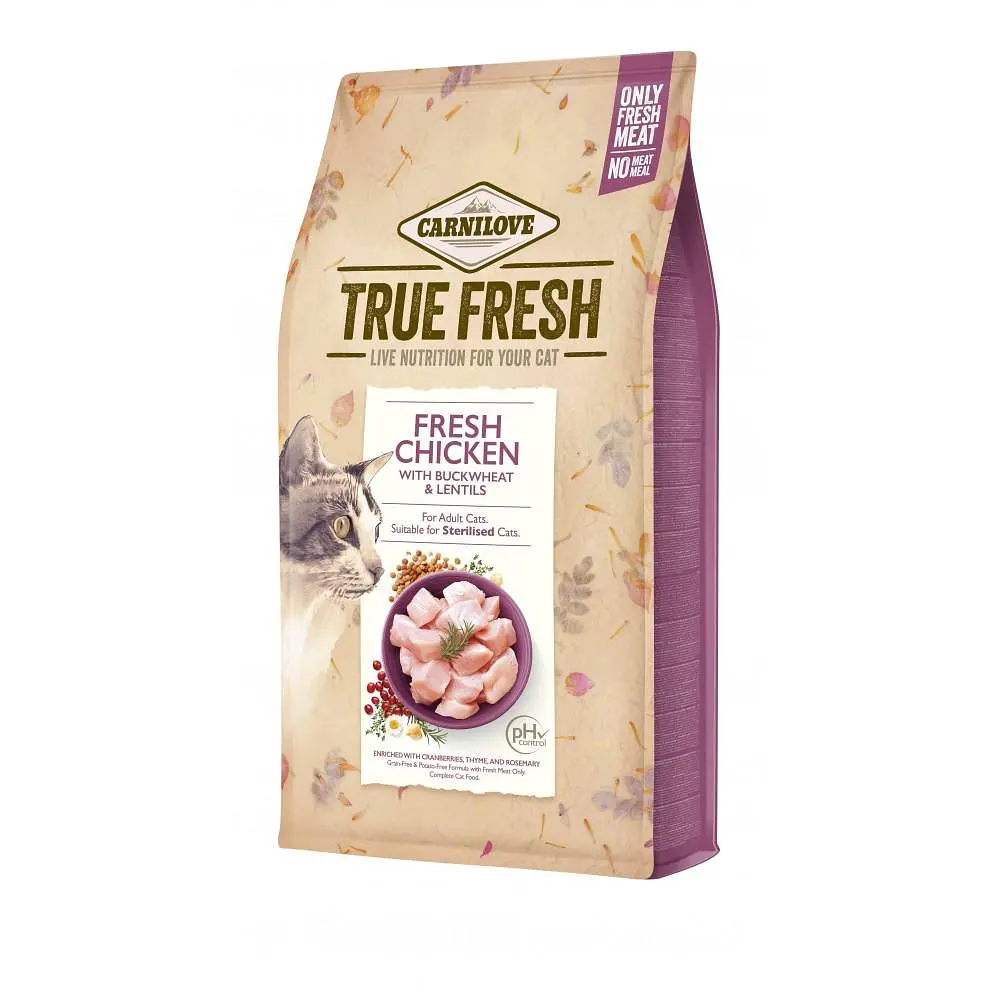 Сухий корм Carnilove True Fresh Cat для дорослих кішок, з куркою, 1,8 кг - фото 7