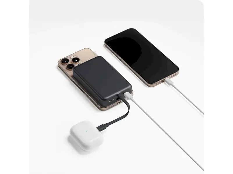 Зовнішній акумулятор (Power Bank) Xiaomi 10000mAh 33W Magnetic Integrated Cable White (BHR9822GL) - фото 7
