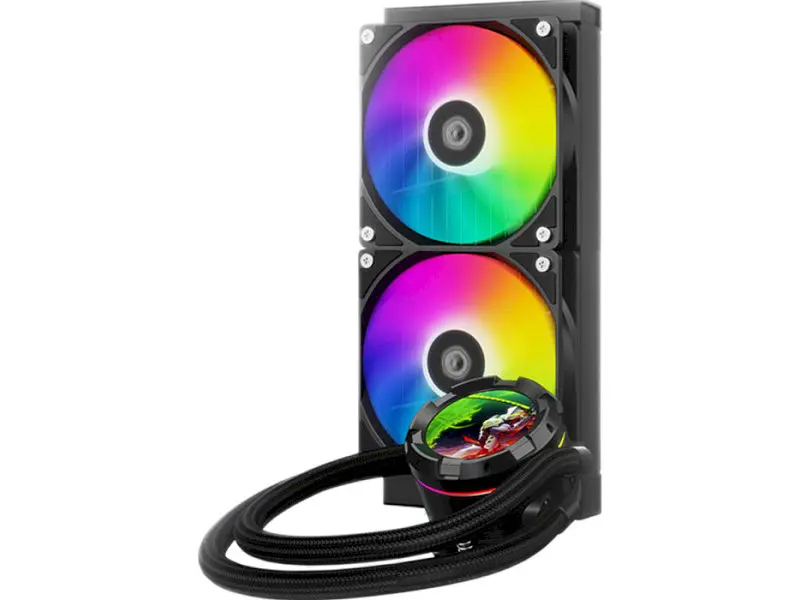 Водяне охолодження ID-COOLING Space LCD SL240 XE Black - фото 2
