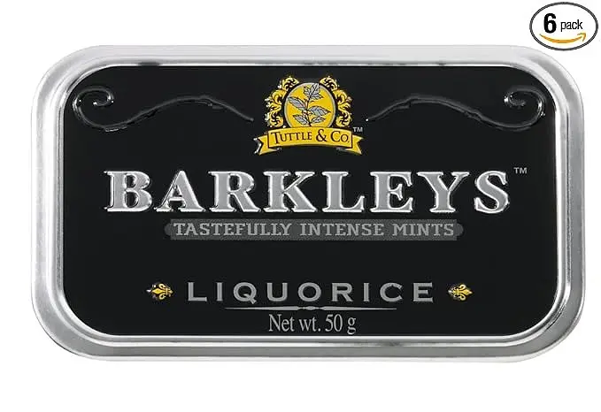 Драже Barkleys Tastefully Intense Mints Liquorice 50 g - фото 2