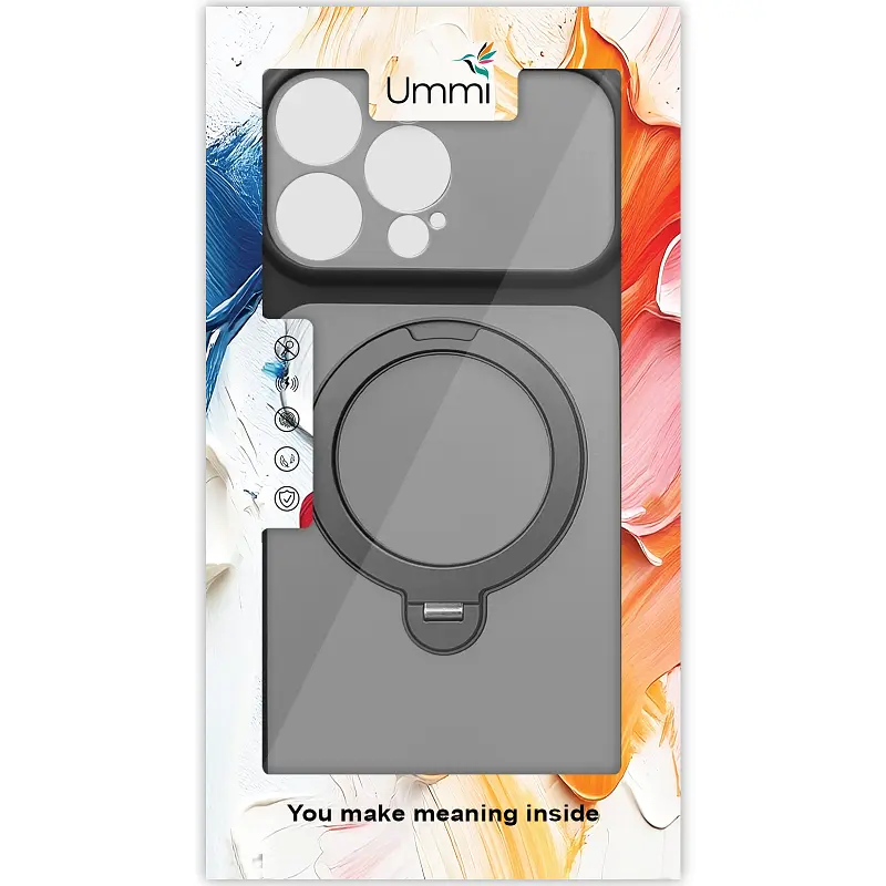 Чохол Ummi Full Camera with MagSafe HQ Ring для Apple iPhone 13 Pro Max (6.7") Black - фото 2