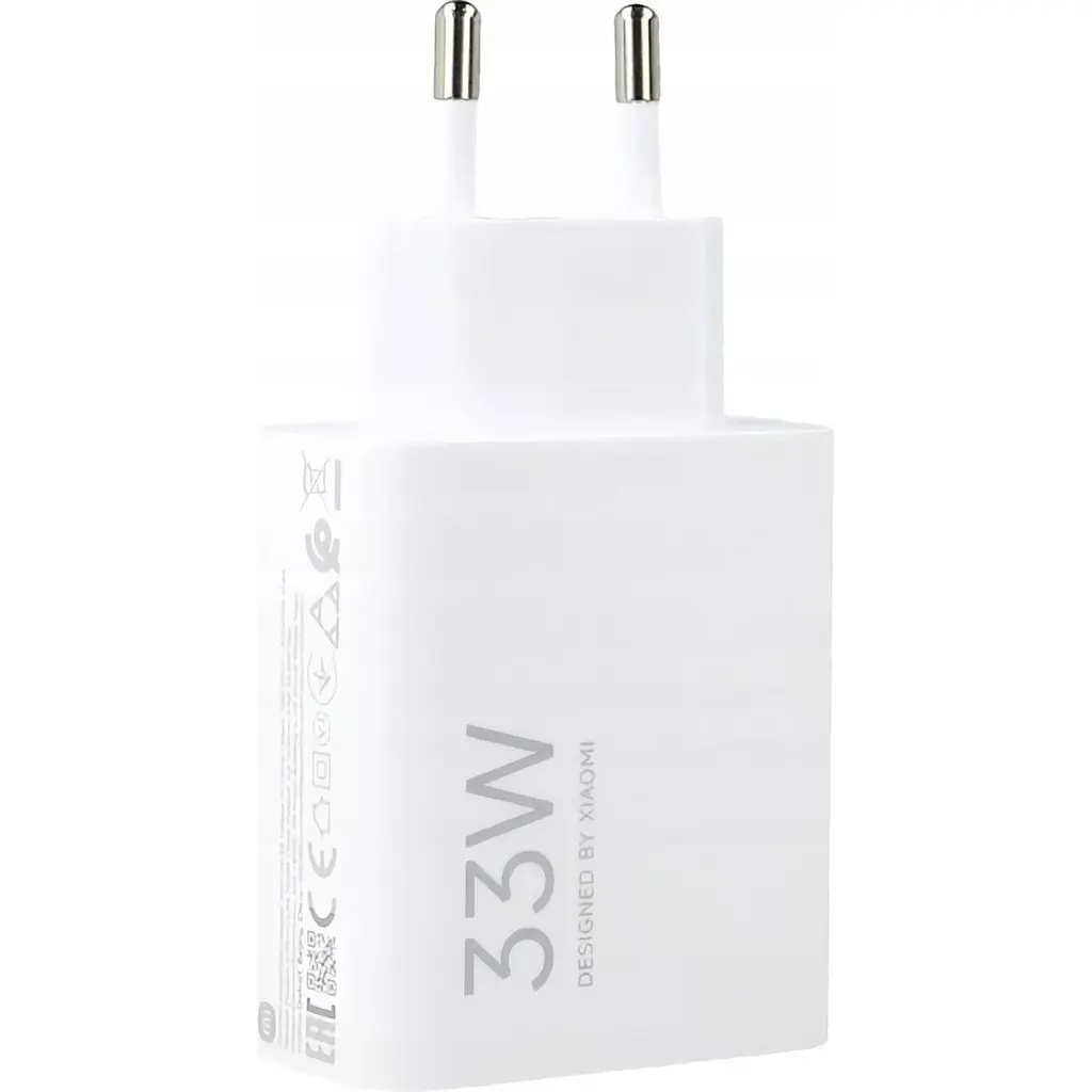 Мережевий зарядний пристрій Xiaomi Mi 33W Charging Combo + Cable USB-A - USB-C White (BHR9956EU) [137228] - фото 2