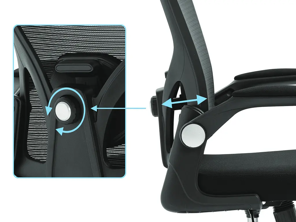 Крісло ігрове Sandberg ErgoFusion Gaming Chair Basic, чорне - фото 9