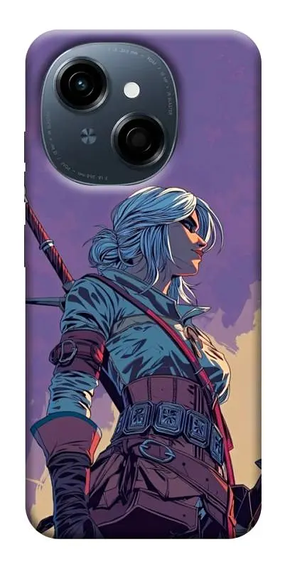 TPU чехол Demsky The witcher ciri для TECNO Spark Go 1