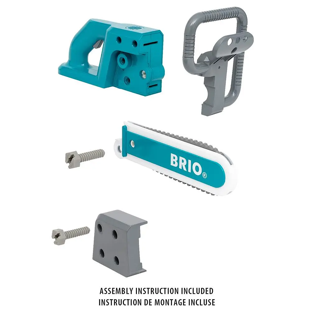 Дитяча бензопила на батарейках Brio Builder (34602) - фото 7