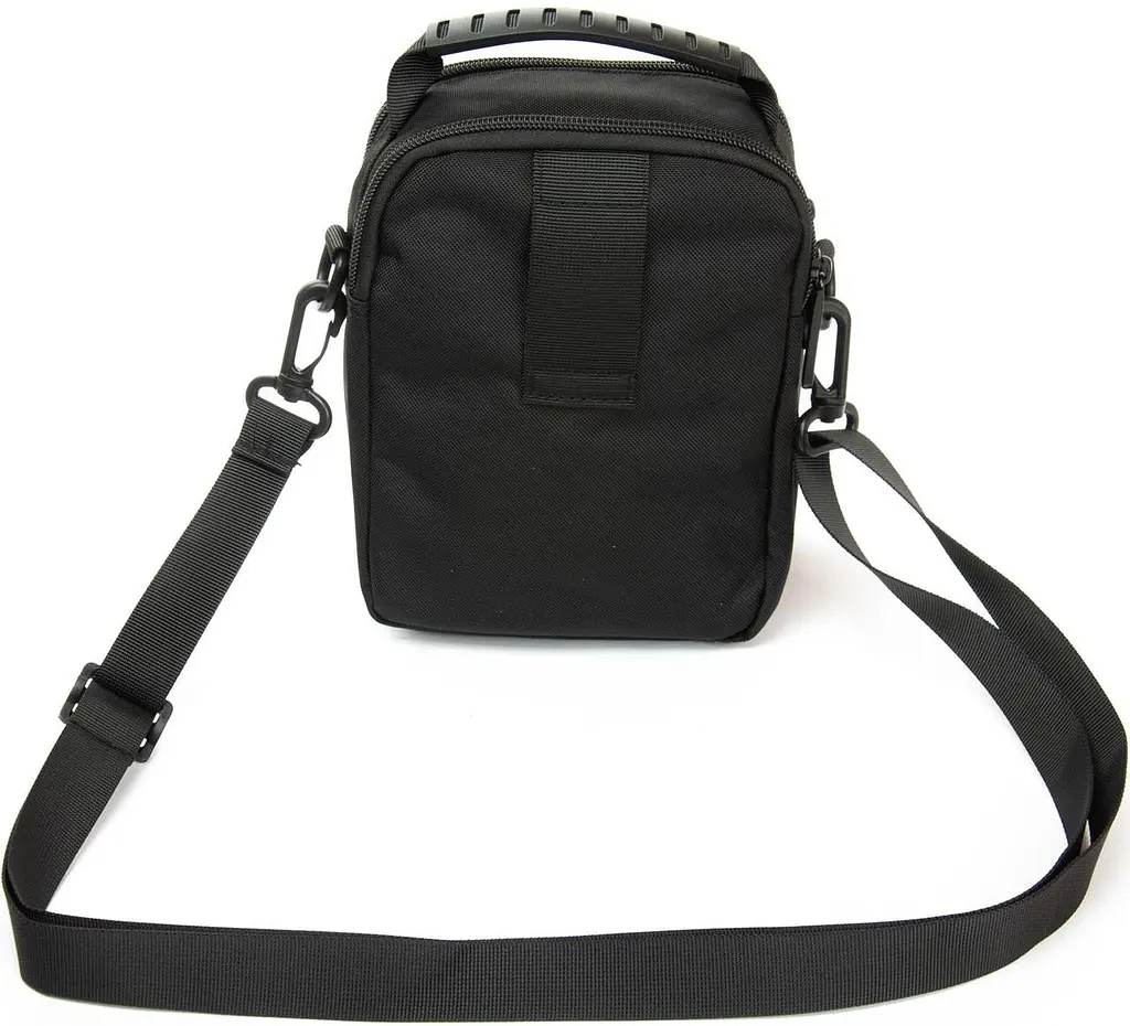 Сумка чоловіча через плече Lanpad Чорна (LAN82077 black) - фото 5