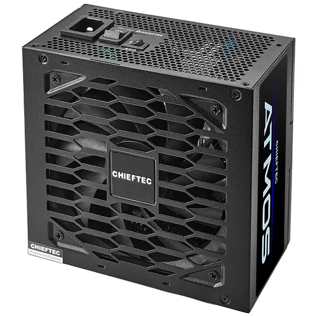 БЖ 850W Chieftec ATMOS CPX-850FC ATX 3.0 120 mm, 80+ GOLD, Cable management, retail - фото 2