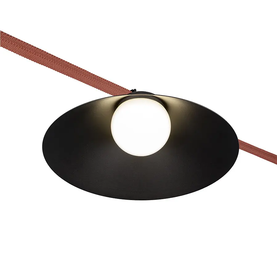 Трековий світильник LED Levistella 78012-BL06 BK, 12W, 4000K, чорний, для текстильних трекових систем - фото 2
