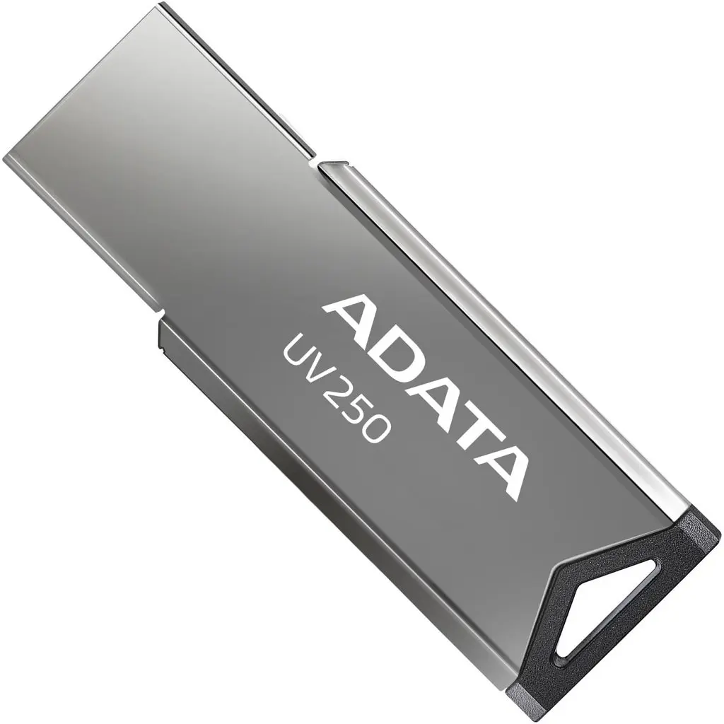 USB-флешнакопичувач ADATA 16GB AUV 250 сріблястий USB 2.0 (AUV250-16G-RBK) - фото 3