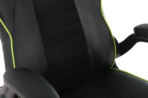 Геймерское кресло GT Racer черное с зеленым (X-2760 Black/Green) - фото 8