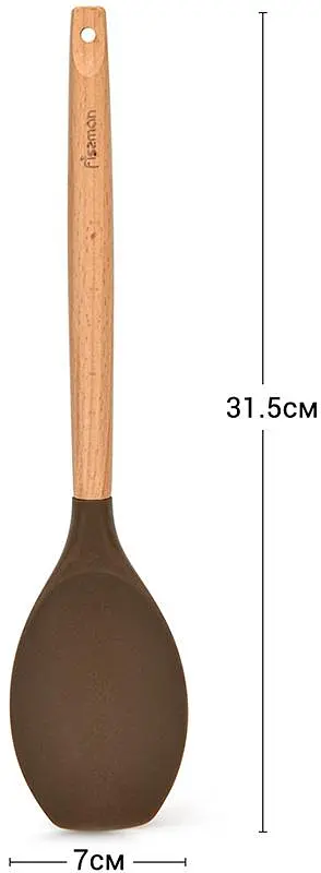 Ложка сервірувальна (кухарська) Fissman 31.5х7х2 см kuh0009710 - фото 2