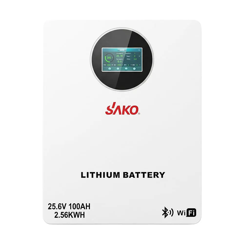 Акумуляторна батарея літій-залізо-фосфатна LiFePO4 100А*год 25.6В 2560Вт*год Sako Li-Sun series SK-25.6V100Ah настінний / підлоговий монтаж (42-00243) - фото 2