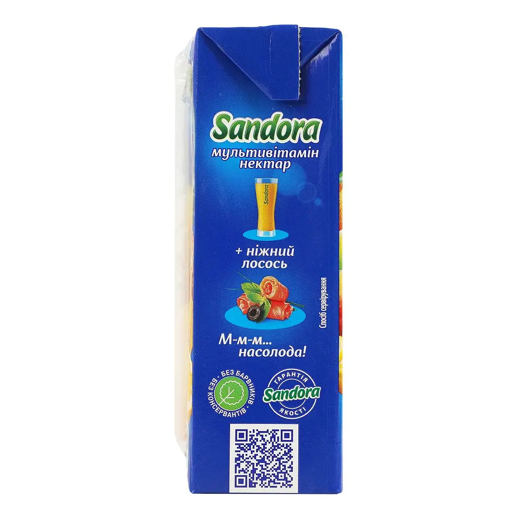 Нектар Sandora Мультивітамін неосвітлений 200 мл - фото 3