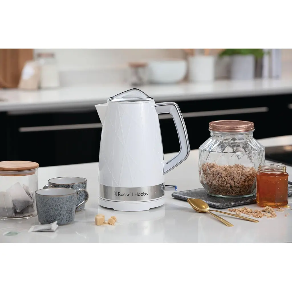 Електрочайник Russell Hobbs Structure 1.7 л біло-сріблястий (28080-70) - фото 14