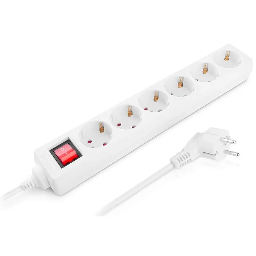 Фільтр живлення REAL-EL RS-6 Protect M 1.8м Білий (EL122300031) - фото 8