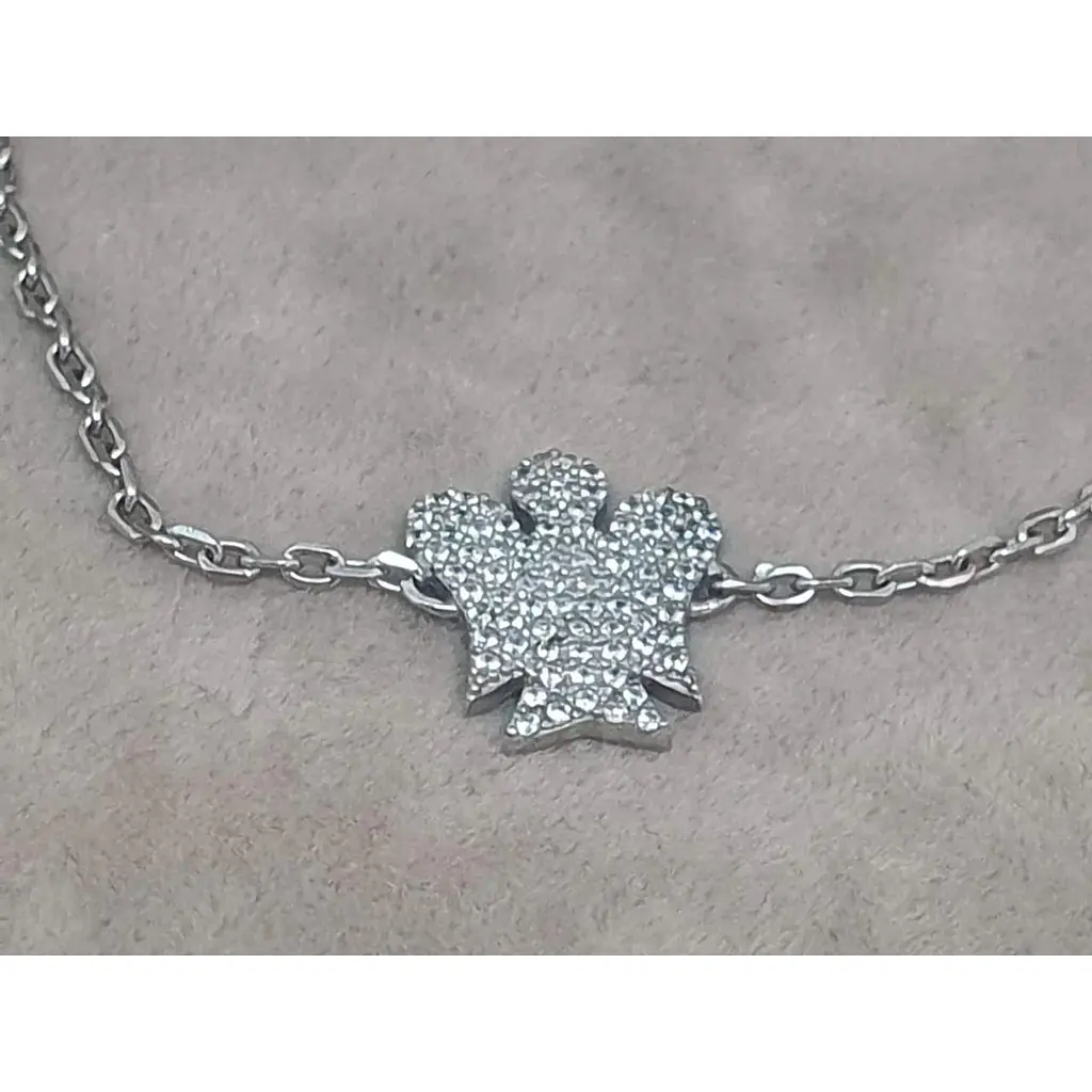 Срібний браслет Агні Світлий янгол з фіанітами. 4159Р-CZ АППОЛИОН - фото 2