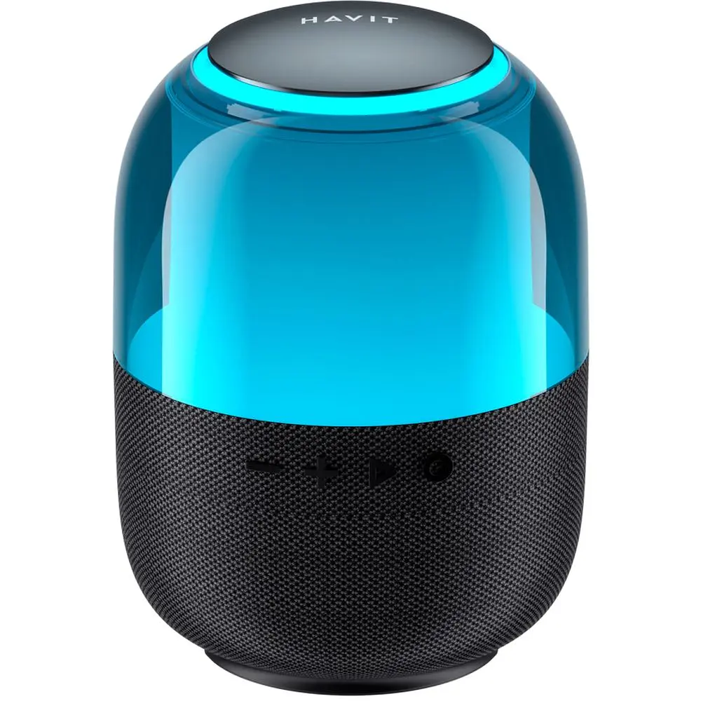 Портативная колонка Havit HV-SK894BT 5W RGB с караоке черная (HV-SK894BT) - фото 2