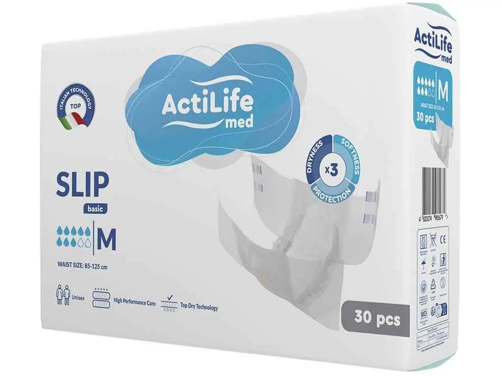 Підгузки для дорослих ACTILIFE MED BASIC р.M 30шт
