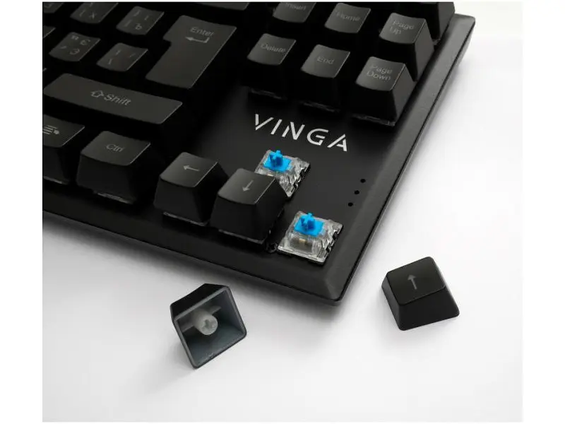 Клавіатура Vinga KBGM-110 Black - фото 9