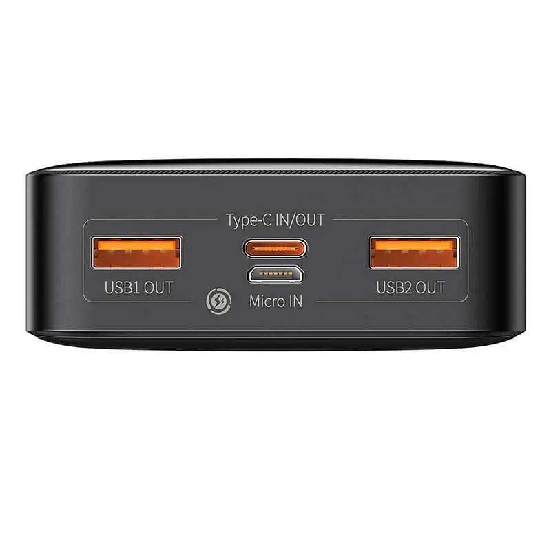 Внешняя батарея - портативный аккумулятор Baseus Bipow Digital Display 20000mAh 20W (PPDML-M01) черный - фото 2