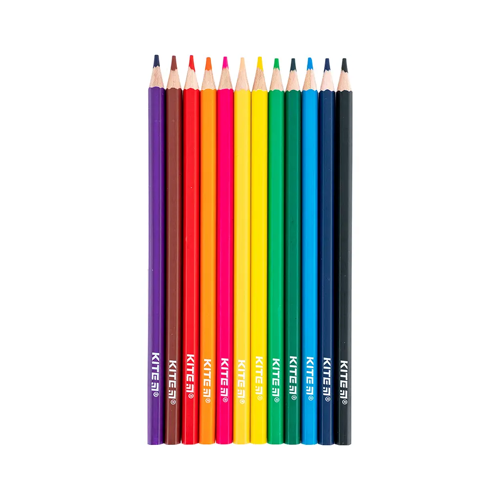Олівці кольорові Kite Classic 12 кольорів (K-051) - фото 3