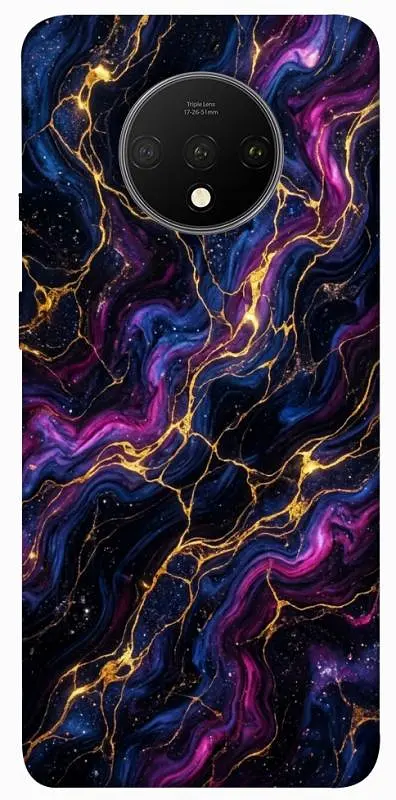TPU чохол Demsky Purple space marble для OnePlus 7T