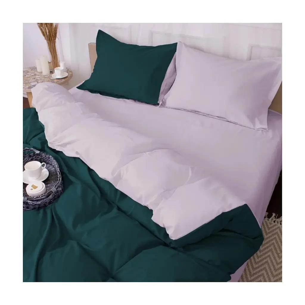 Постільна білизна MirSon Poplin Line 054 + 091 Denise 200 x 220 (2200006286059) - фото 2