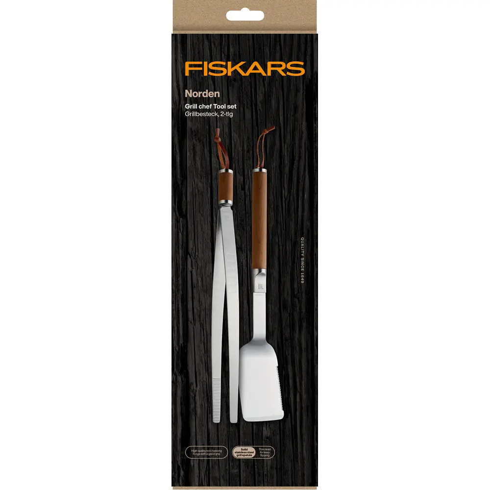 Набір для гриля (лопатка та щипці) Fiskars Norden Grill (1066552) - фото 3