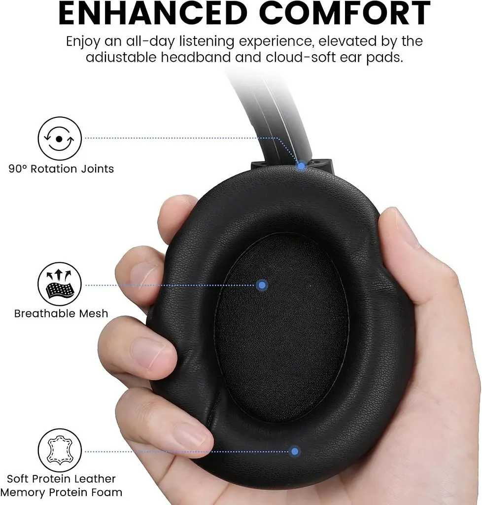 Bluetooth навушники 1Mii AI Y8+ з ANC, LDAC і автономністю до 100 годин - фото 5