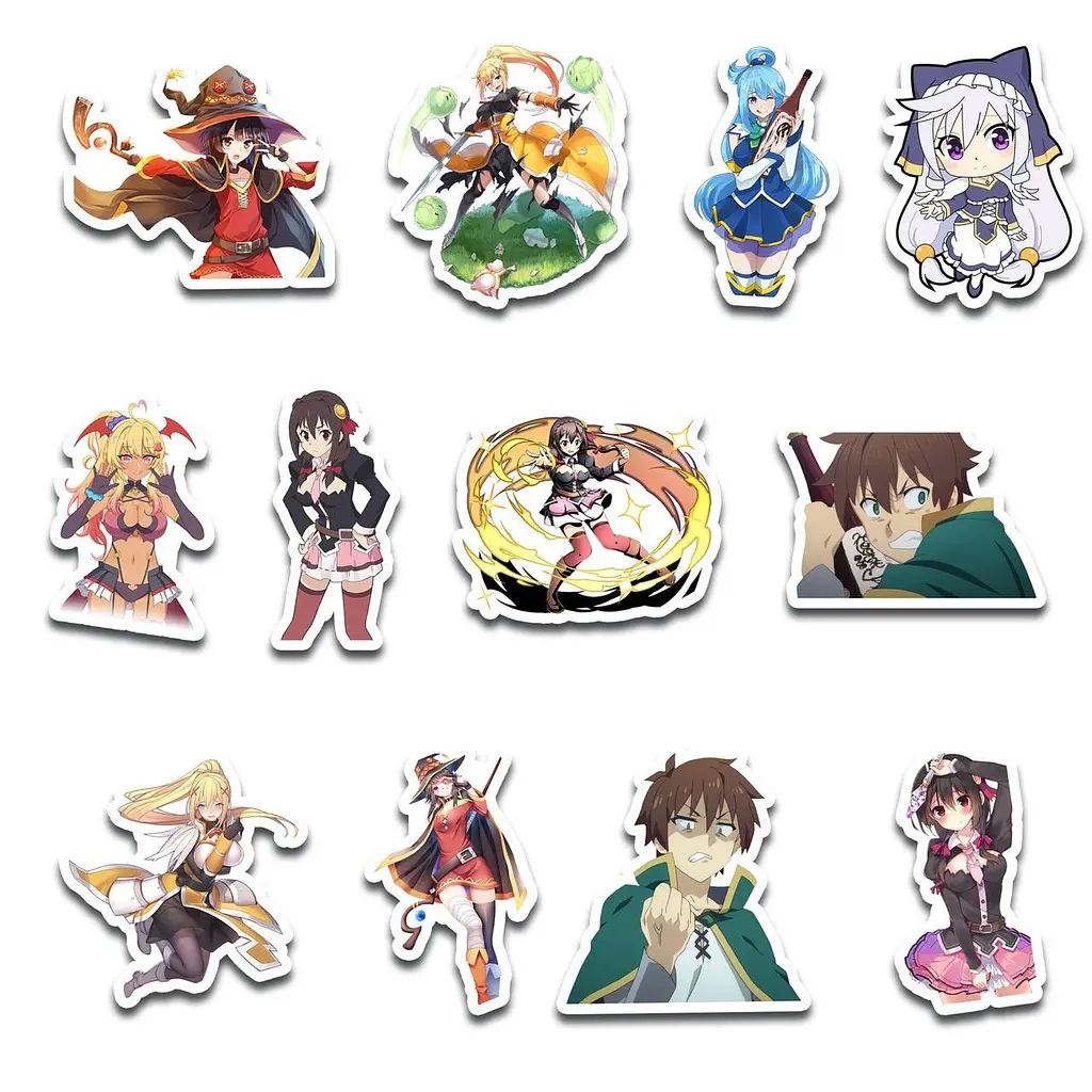 Стікерпак GeekLand KonoSuba 45 штук (SP KS 01) - фото 2