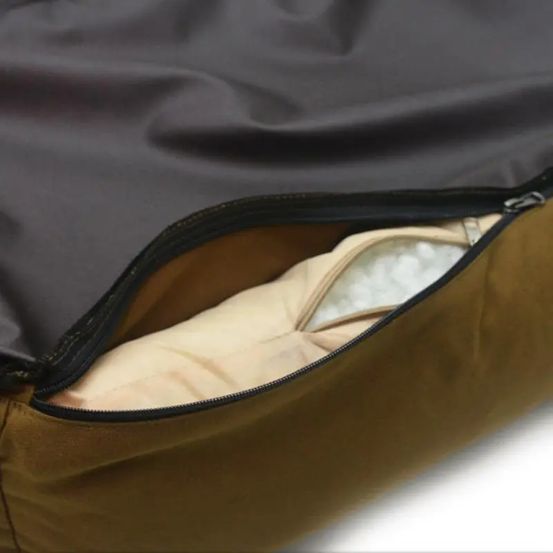 Лежак для собак та котів Zoo-hunt Екко прямокутний коричневий №1 40х50х19 см - фото 4